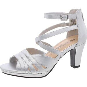 Women's Crissa Casual Sandal by Easy Street in Silver